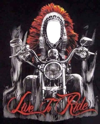 live to ride Montage photo