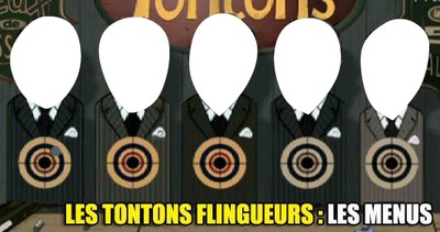 film tonton flingueur フォトモンタージュ