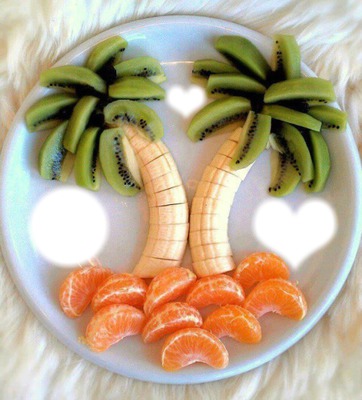 Assiette de Fruits Fotomontaż