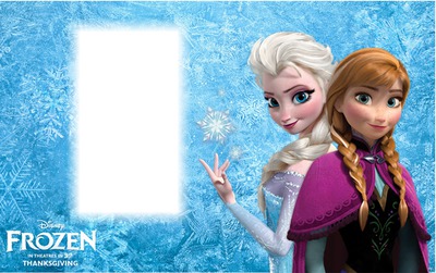 frozen Photo frame effect