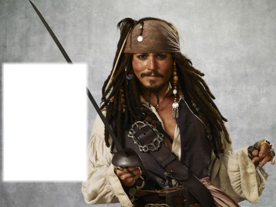 Jack Sparrow Photo frame effect