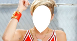 Miley cyrus フォトモンタージュ