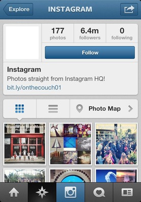 instagram profili Photomontage