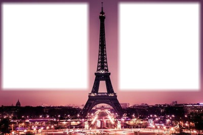 Paris Love Photo frame effect