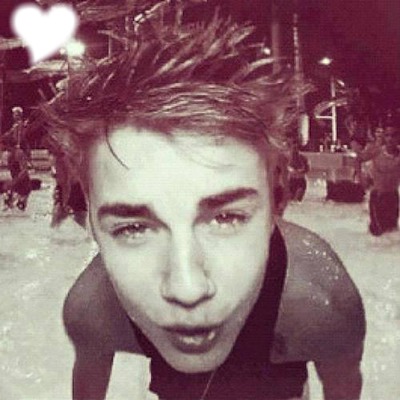 amo a Justin Bieber Fotomontáž