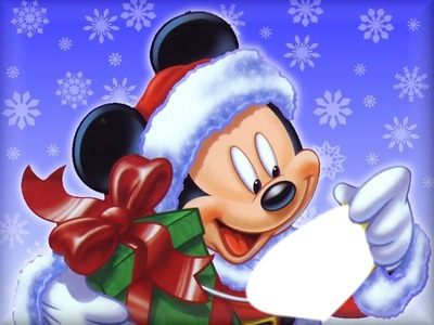 Fotomontaje de Navidad 2013 Mickey Montaje fotografico