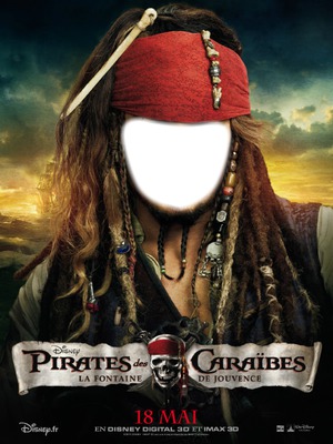 Jack Sparrow Pirates Φωτομοντάζ