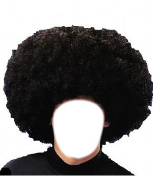 coiffure afro disco Montaje fotografico