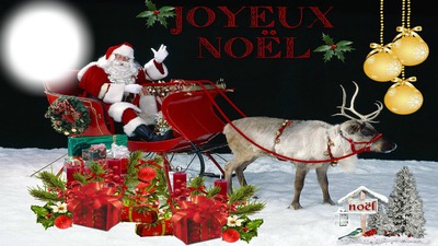 Joyeux Noël Fotomontaggio