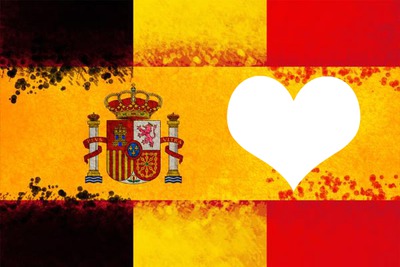 Belgique / Espagne Fotomontage
