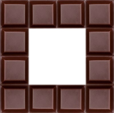 tablette de chocolat *o* フォトモンタージュ