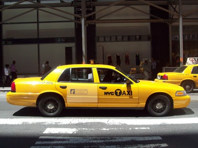 taxi nyc 2 Photo frame effect
