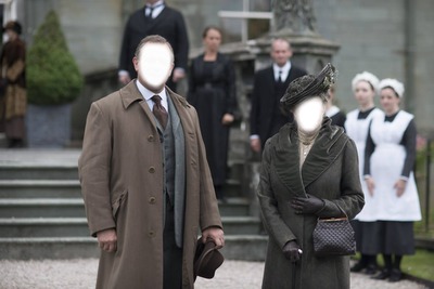 Downton Abbey Montaje fotografico