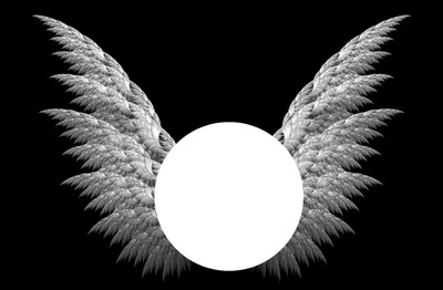 Angel Wings Photo frame effect