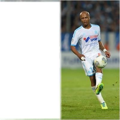 andre ayew Photo frame effect