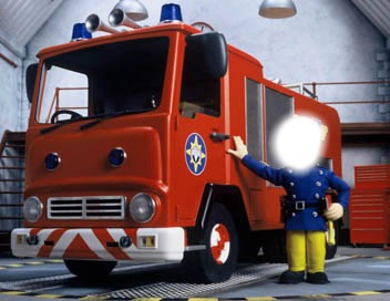 sam le pompier Fotomontaža