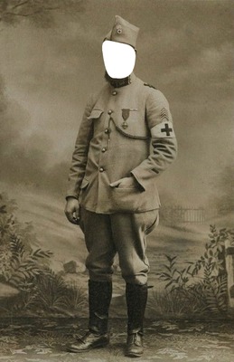 soldat Fotomontage