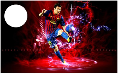 MESSI Photo frame effect