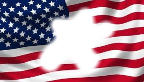 drapeau américain Фотомонтаж