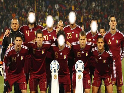 futbol de venezuela Fotomontagem