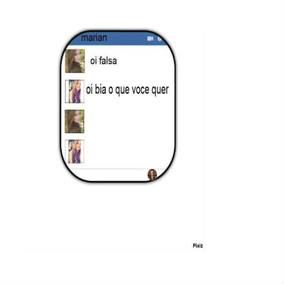 chat falso marian e bia Fotomontage