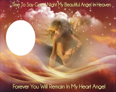 GOOD NIGHT MY ANGEL Fotomontasje
