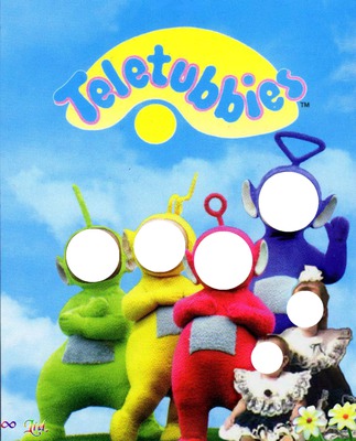 teletubbies Photomontage