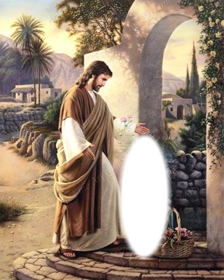 Jesus Fotomontage