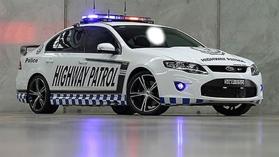 police patrol Fotomontaggio