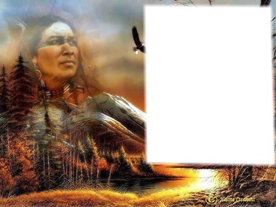 native spirit Fotomontage