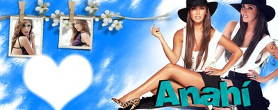 Capa da Anahí Fotomontagem
