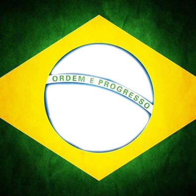 bandera brazil Fotomontasje