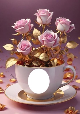 Cc Taza de rosas Fotomontage