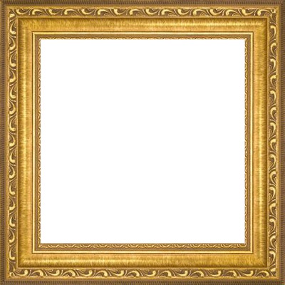 square photo gold victorian frame Photo frame effect
