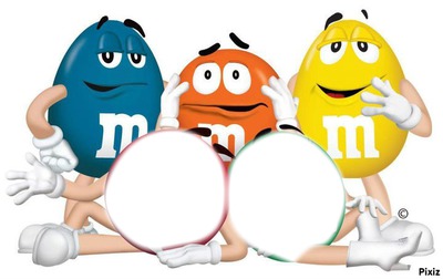m&ms Photo frame effect
