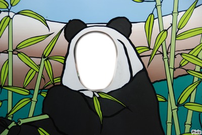 panda Fotomontaggio
