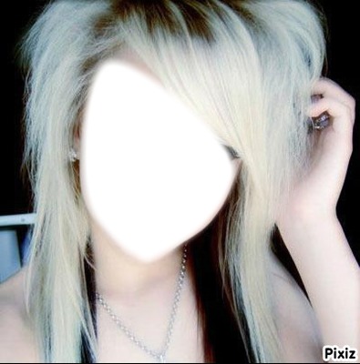 blonde emo Photomontage