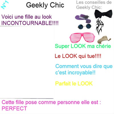 Geekly Chic N°1 Fotomontage