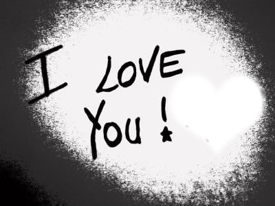 y love you! Fotomontaż