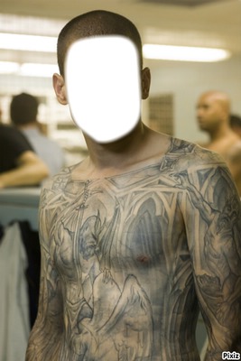 Micheal Scoofield Wentworth Miller Prison Break Fotómontázs