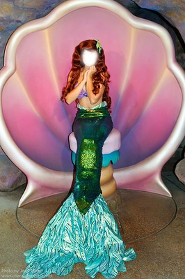 Ariel la Petite sirène Fotomontaggio