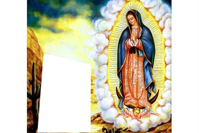 Virgen de Guadalupe Montaje fotografico