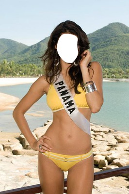 Miss Panama Fotomontaż