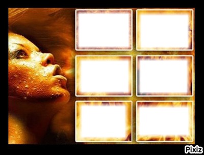 kisses of fire Fotomontagem