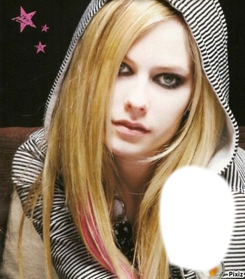 avril lavigne star フォトモンタージュ