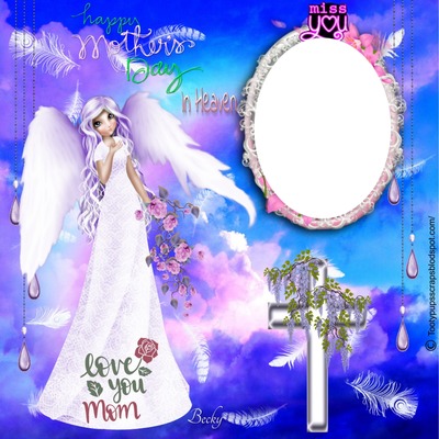 mothers day in heaven Montage photo
