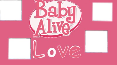 baby alive Fotomontaggio