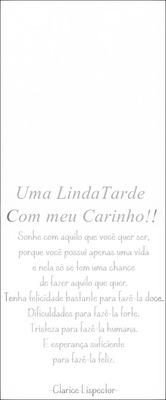 Uma Tarde Com Carinho!! By"Maria Ribeiro"