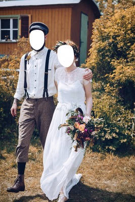 mariage boheme Fotomontage