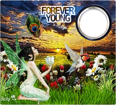 forever young Fotomontaggio